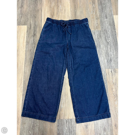 Jeans Wide Leg By American Eagle In Blue Denim, Size: MP