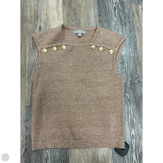 Top Short Sleeve By J. Crew In Brown, Size: Xs