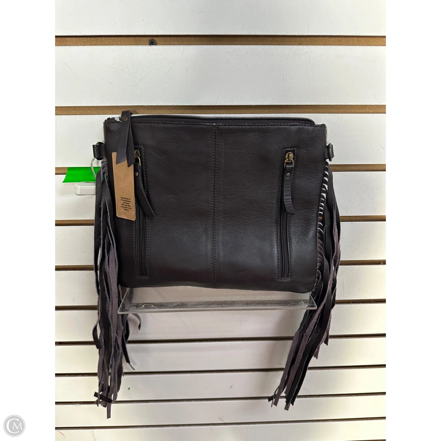Crossbody Leather By Cmc, Size: Medium