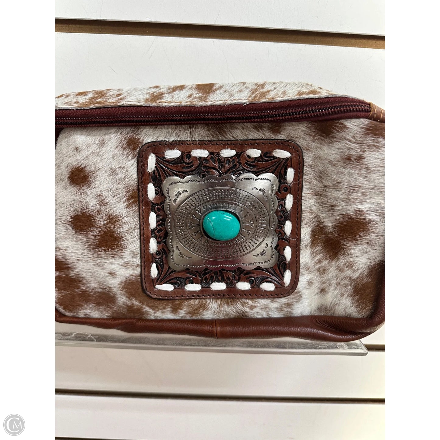 Clutch Leather By Western Lines, Size: Medium