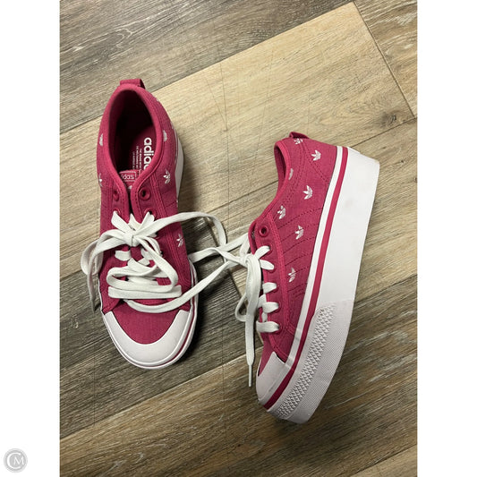 Shoes Athletic By Adidas In Pink, Size: 7