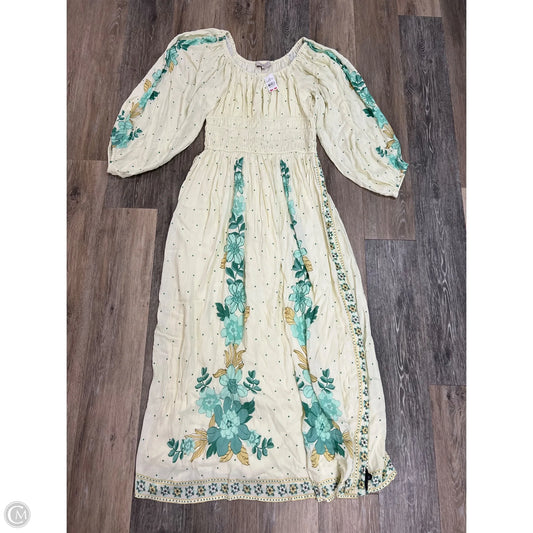 Dress Casual Maxi By Loft In Yellow, Size: L
