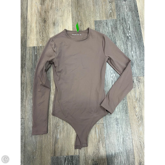 Bodysuit By Abercrombie And Fitch In Brown, Size: S