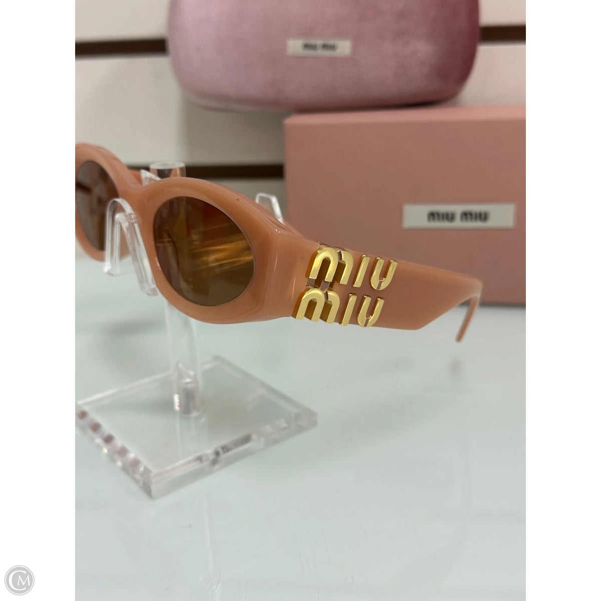 Sunglasses Luxury Designer By Miu Miu, Size: