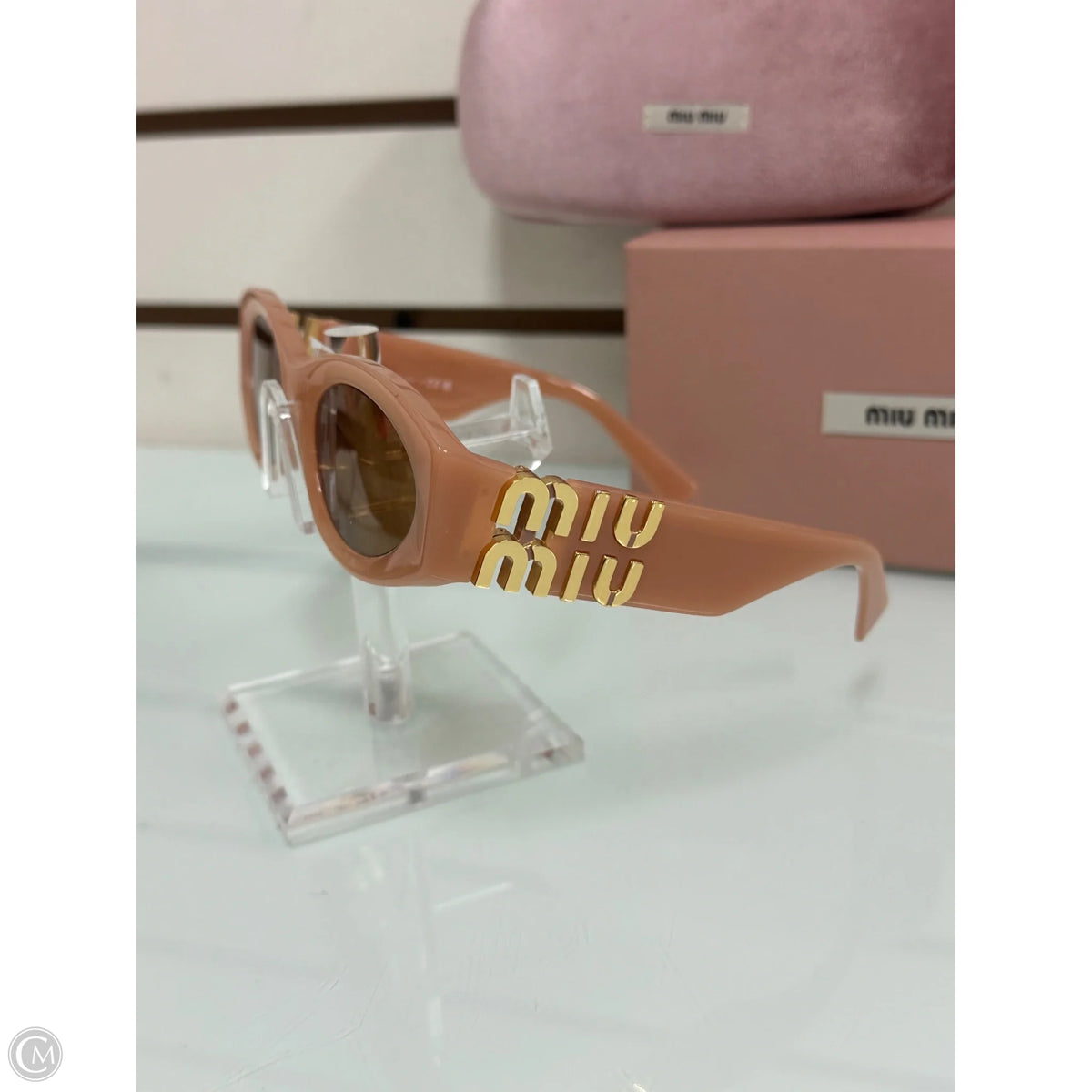 Sunglasses Luxury Designer By Miu Miu, Size: