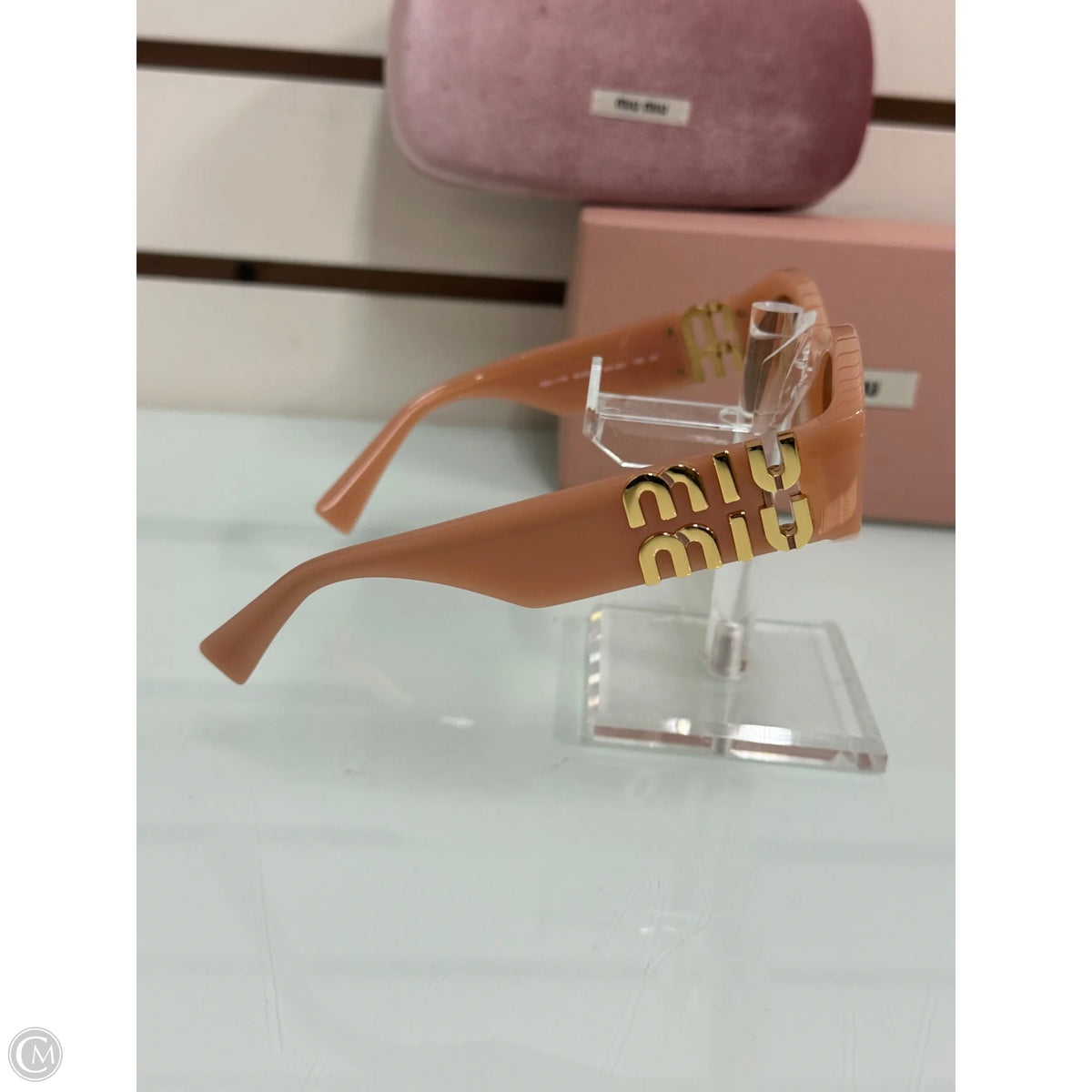 Sunglasses Luxury Designer By Miu Miu, Size: