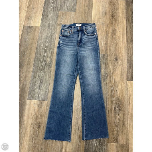 -Jeans Straight By Pistola In Blue Denim, Size: 0