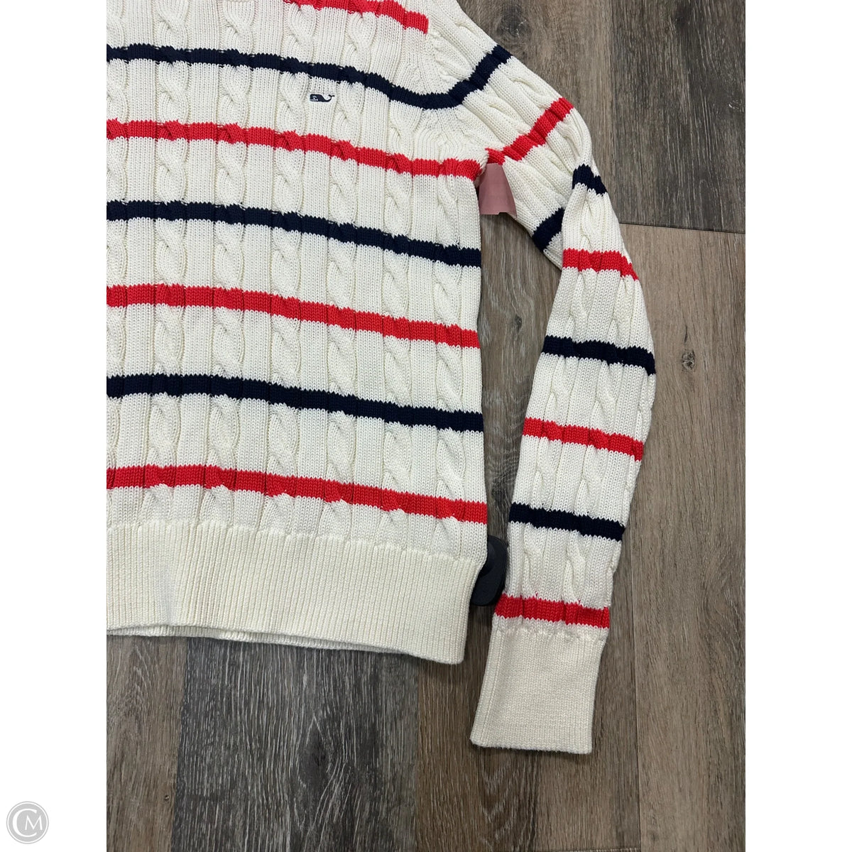 Sweater By Vineyard Vines In Striped Pattern, Size: M