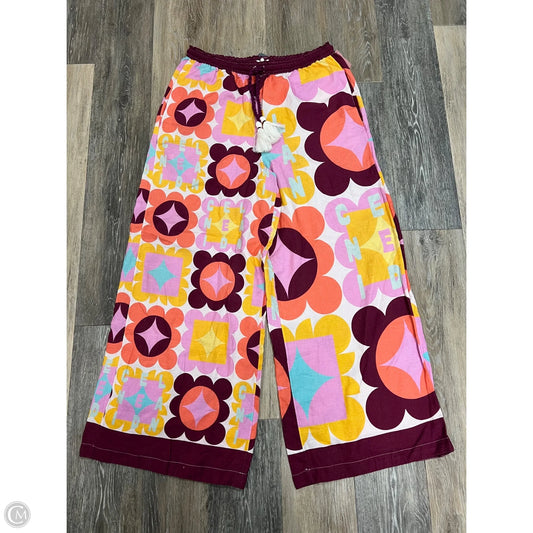 Pants Linen By Celandine x Anthropologie In Multi-colored, Size: M