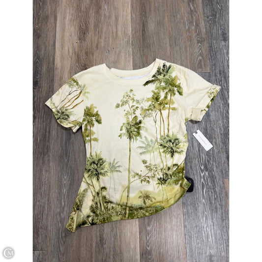 Top Short Sleeve By Anthropologie In Multi-colored, Size: S