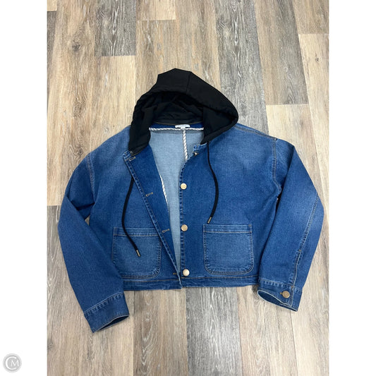 Jacket Denim By Evereve In Blue Denim, Size: Xl