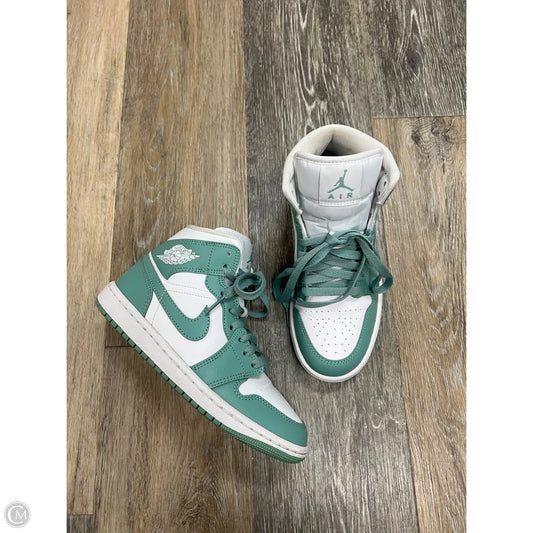 Shoes Athletic By Nike In Teal, Size: 5