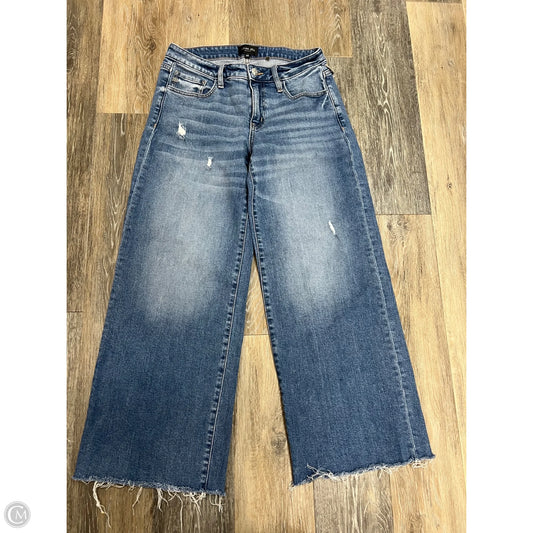 -Jeans Wide Leg By Miss Me In Blue Denim, Size: 6/28