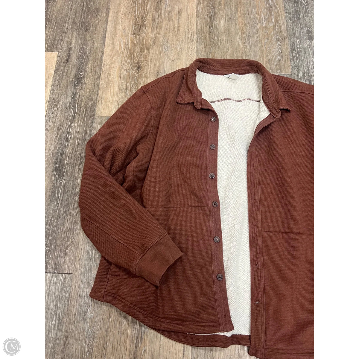 Jacket Shirt By Duluth Trading In Brown, Size: 2x