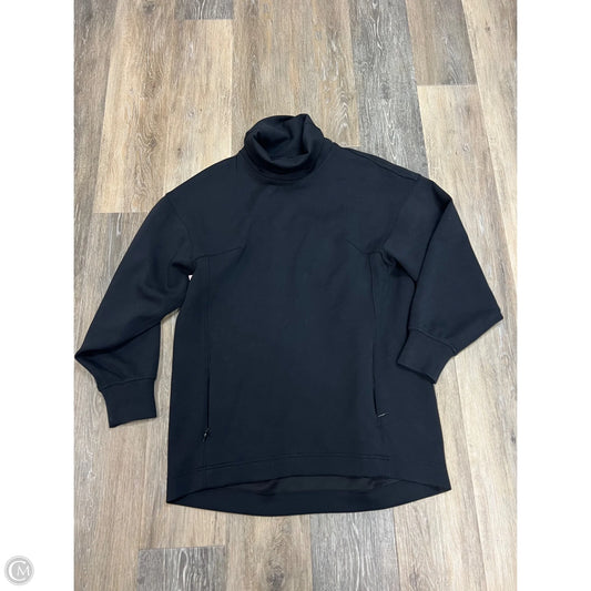Athletic Sweatshirt Collar By Lululemon In Black, Size: 6