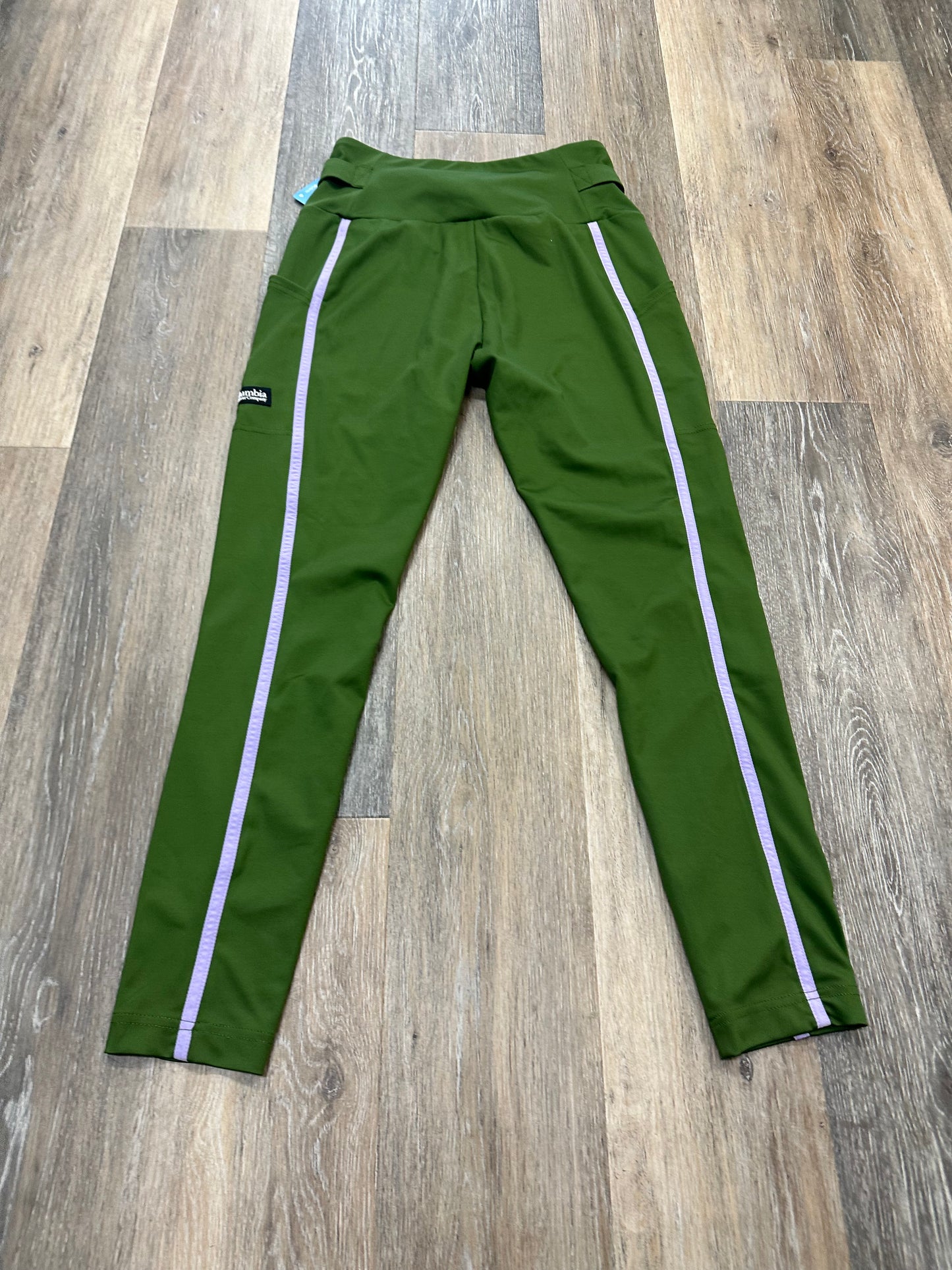 Green Athletic Leggings Columbia, Size M