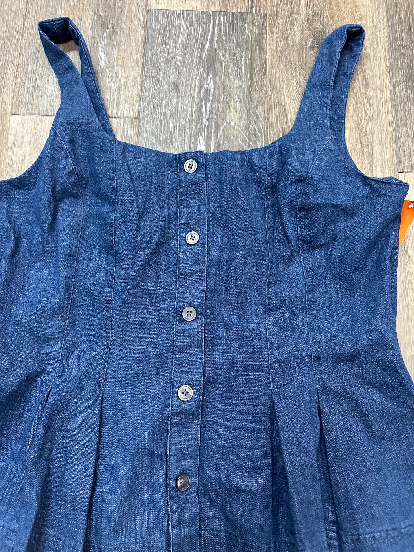 Tank Top By Banana Republic In Blue Denim, Size: 12