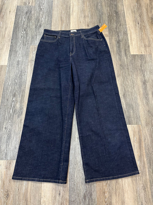 Jeans Wide Leg By Oliver Logan In Blue Denim, Size: 12
