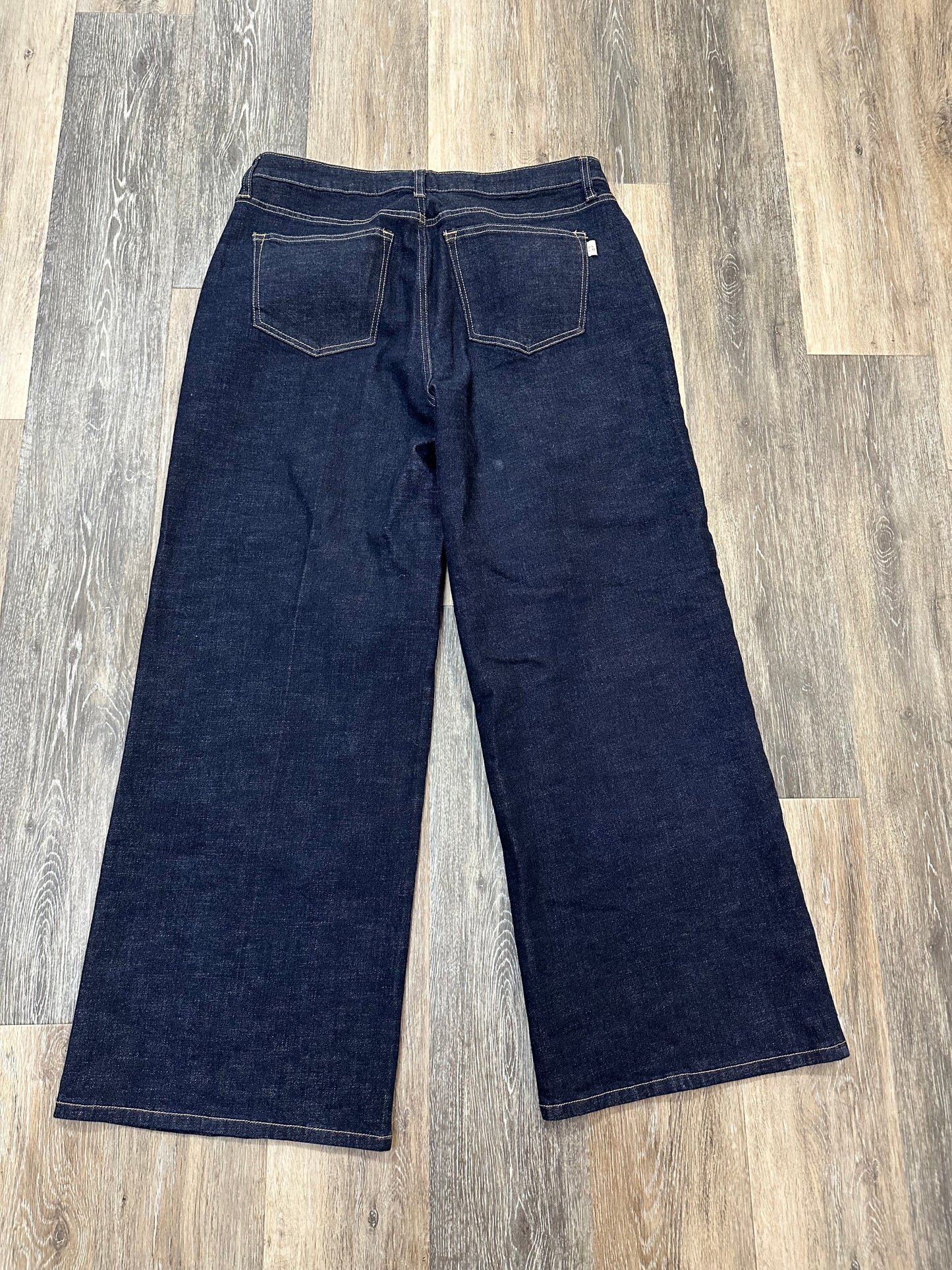 Jeans Wide Leg By Oliver Logan In Blue Denim, Size: 12