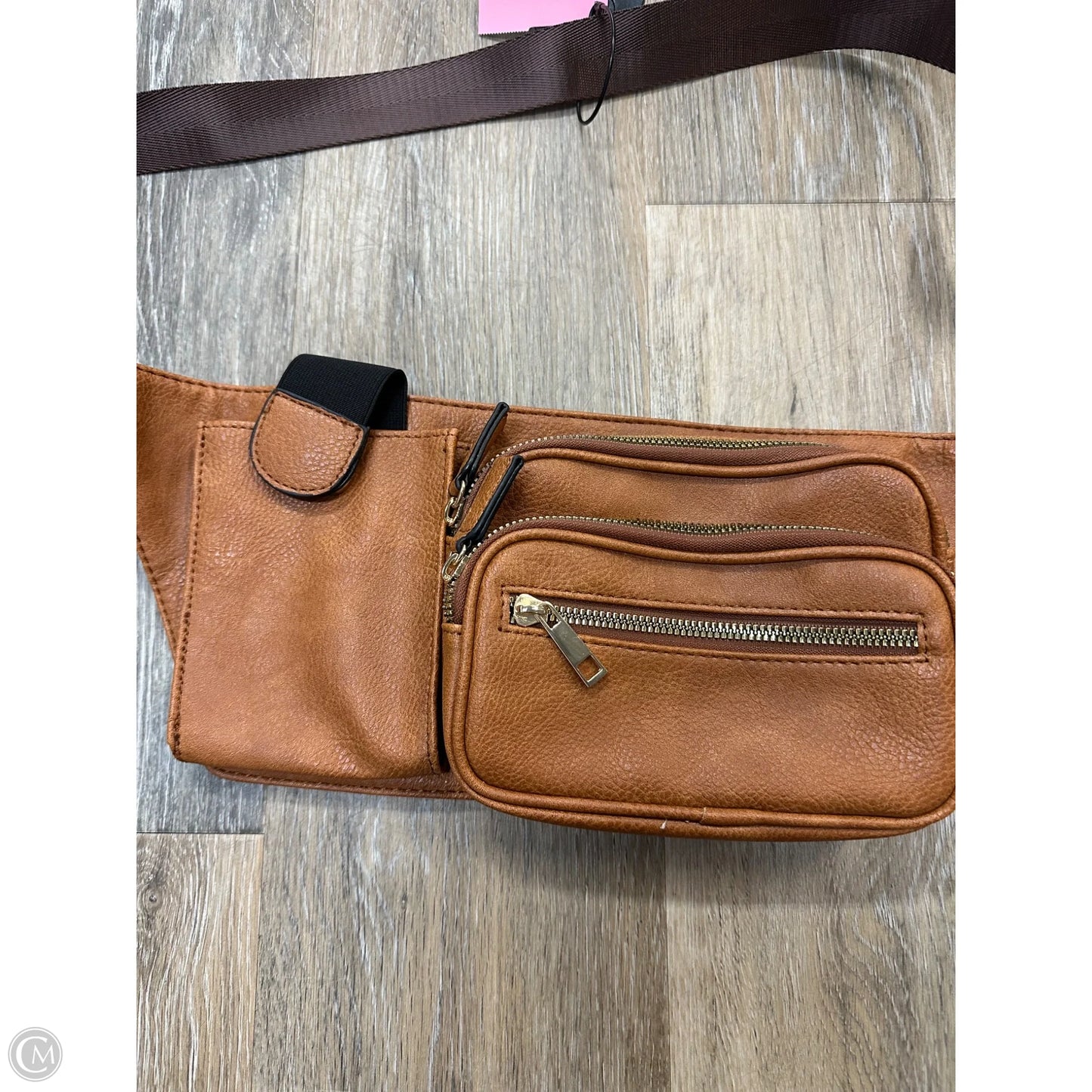 Belt Bag Leather By Alba, Size: Medium