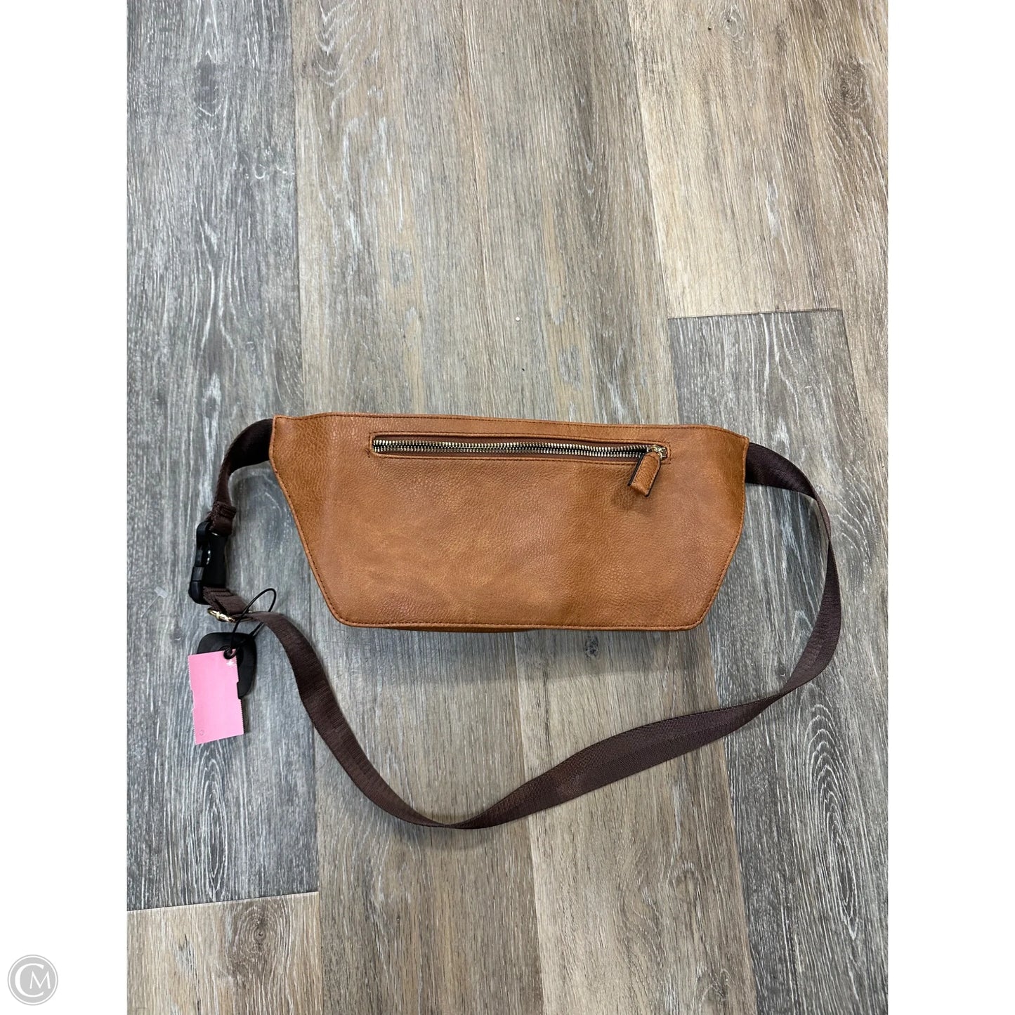 Belt Bag Leather By Alba, Size: Medium