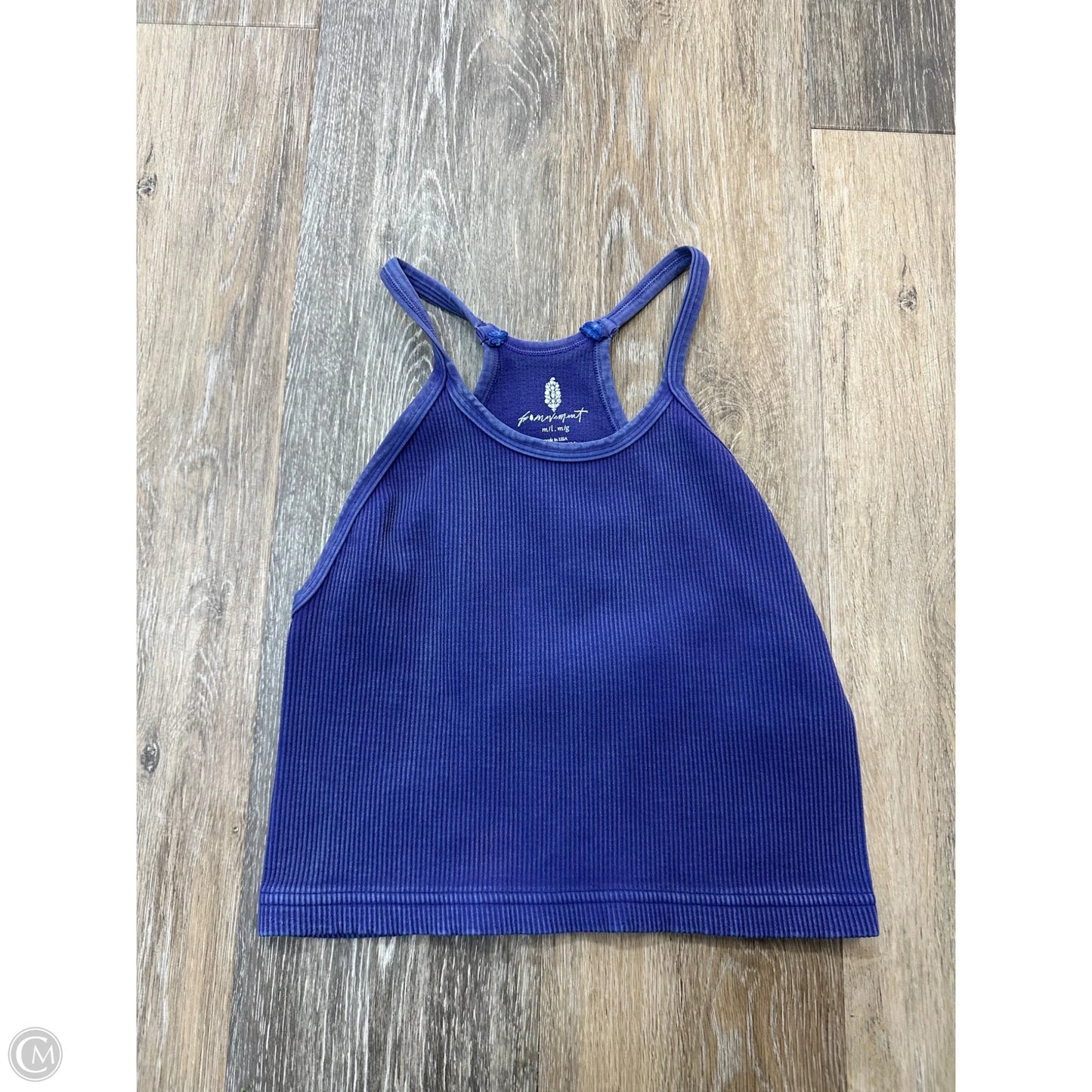 Tank Top By Free People In Blue, Size: M