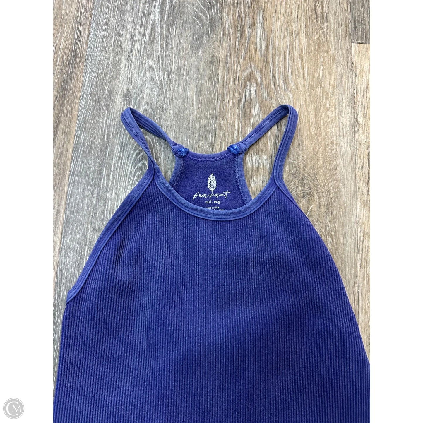 Tank Top By Free People In Blue, Size: M