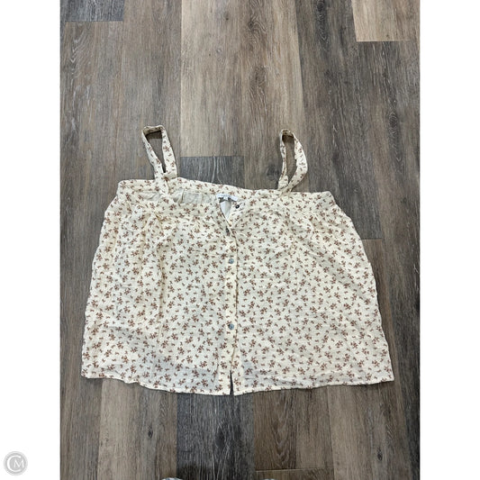 Tank Top By Fun 2 Fun In Floral Print, Size: L