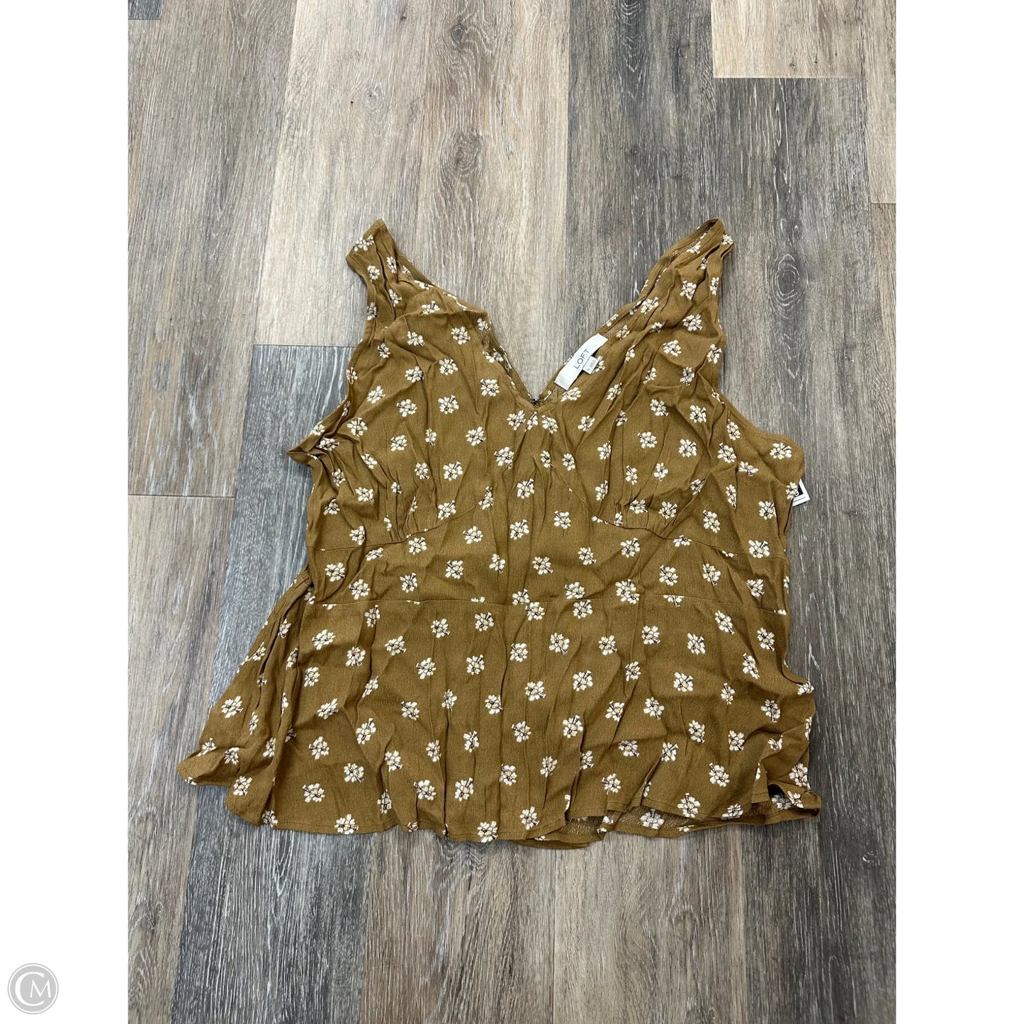 Tank Top By Loft In Floral Print, Size: Xl