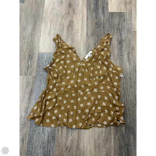 Tank Top By Loft In Floral Print, Size: Xl