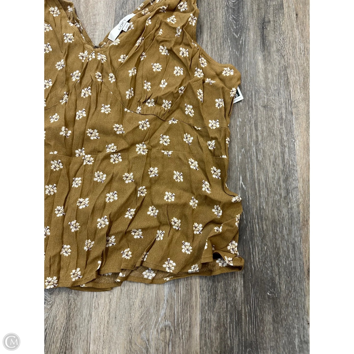 Tank Top By Loft In Floral Print, Size: Xl