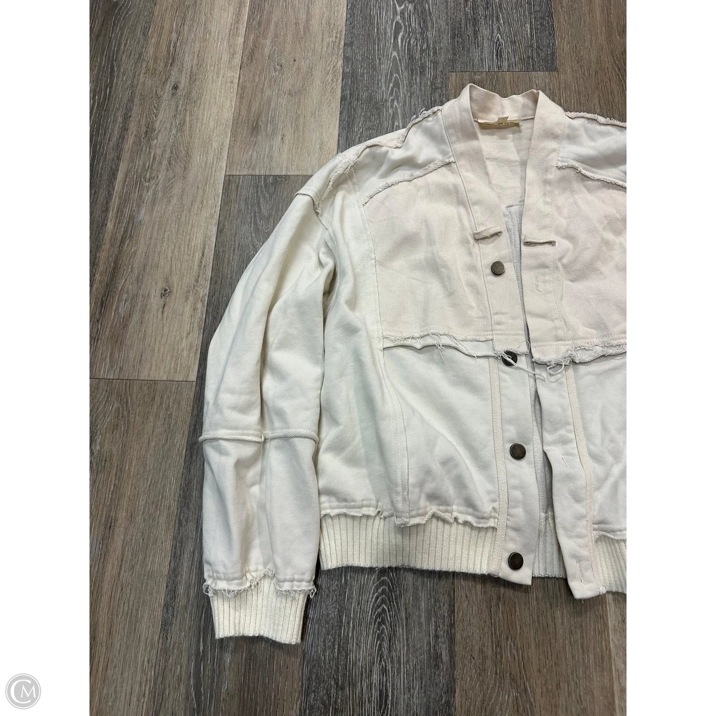 Jacket Shirt By Listicle In Cream, Size: S