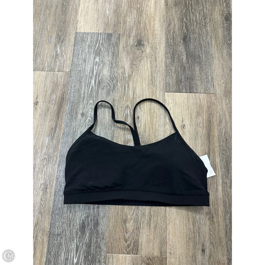Athletic Bra By Lululemon In Black, Size: 12