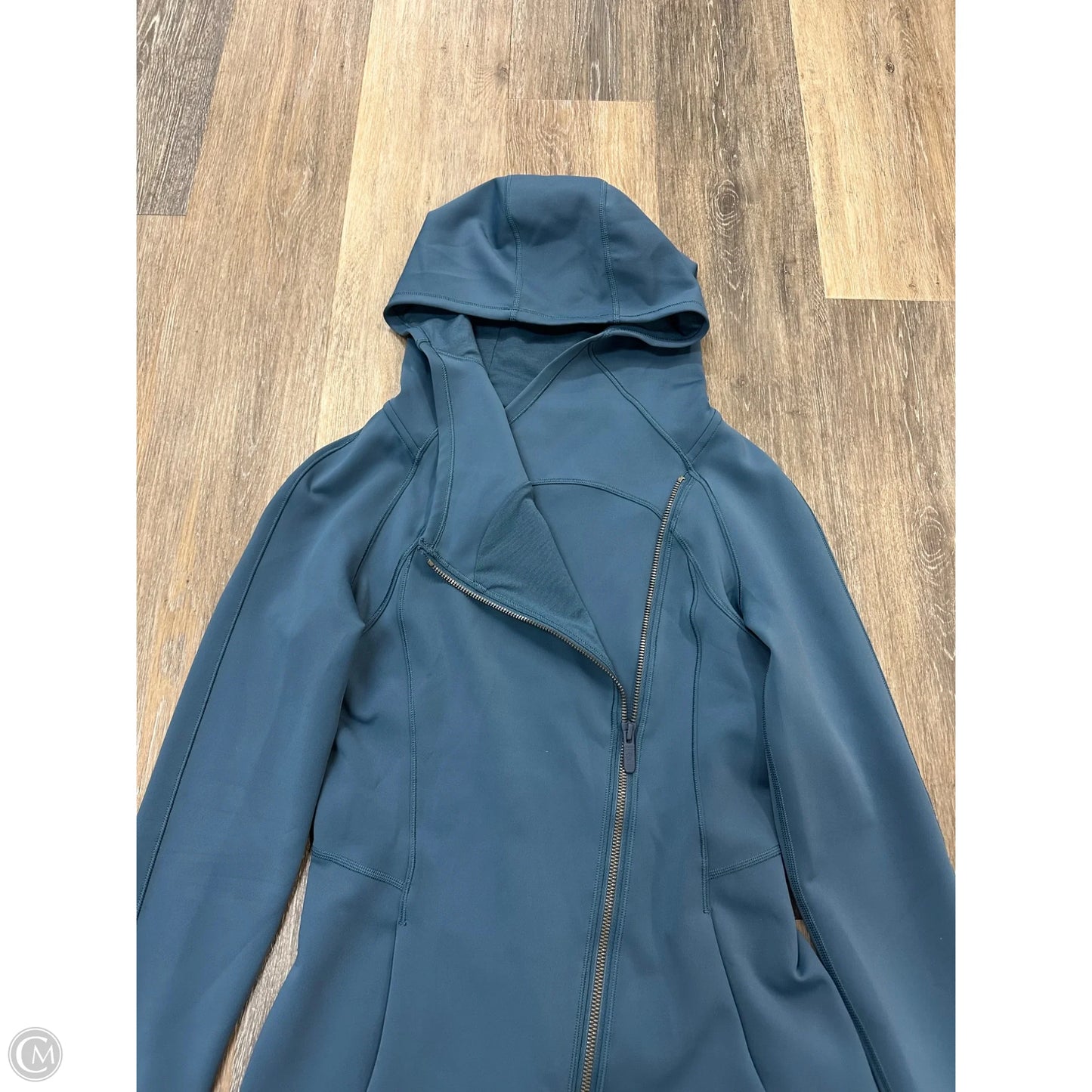 Athletic Sweatshirt Hoodie By Lululemon In Blue, Size: 4