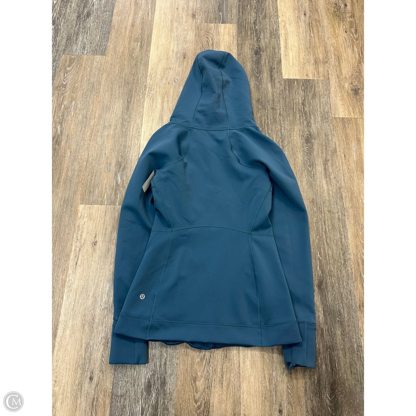 Athletic Sweatshirt Hoodie By Lululemon In Blue, Size: 4