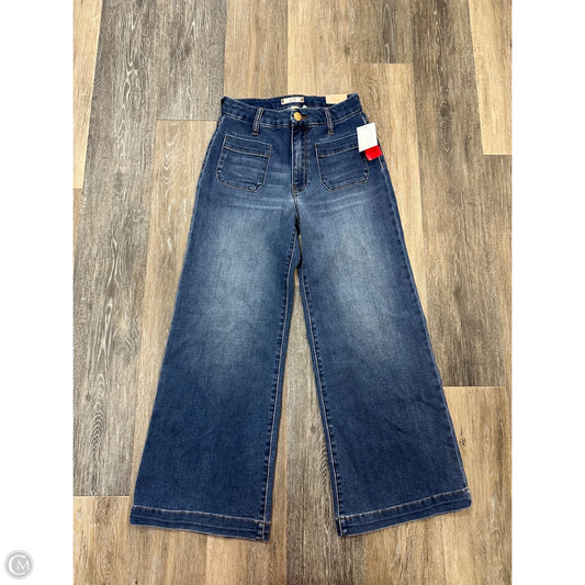 Jeans Wide Leg By Kut In Blue Denim, Size: 0