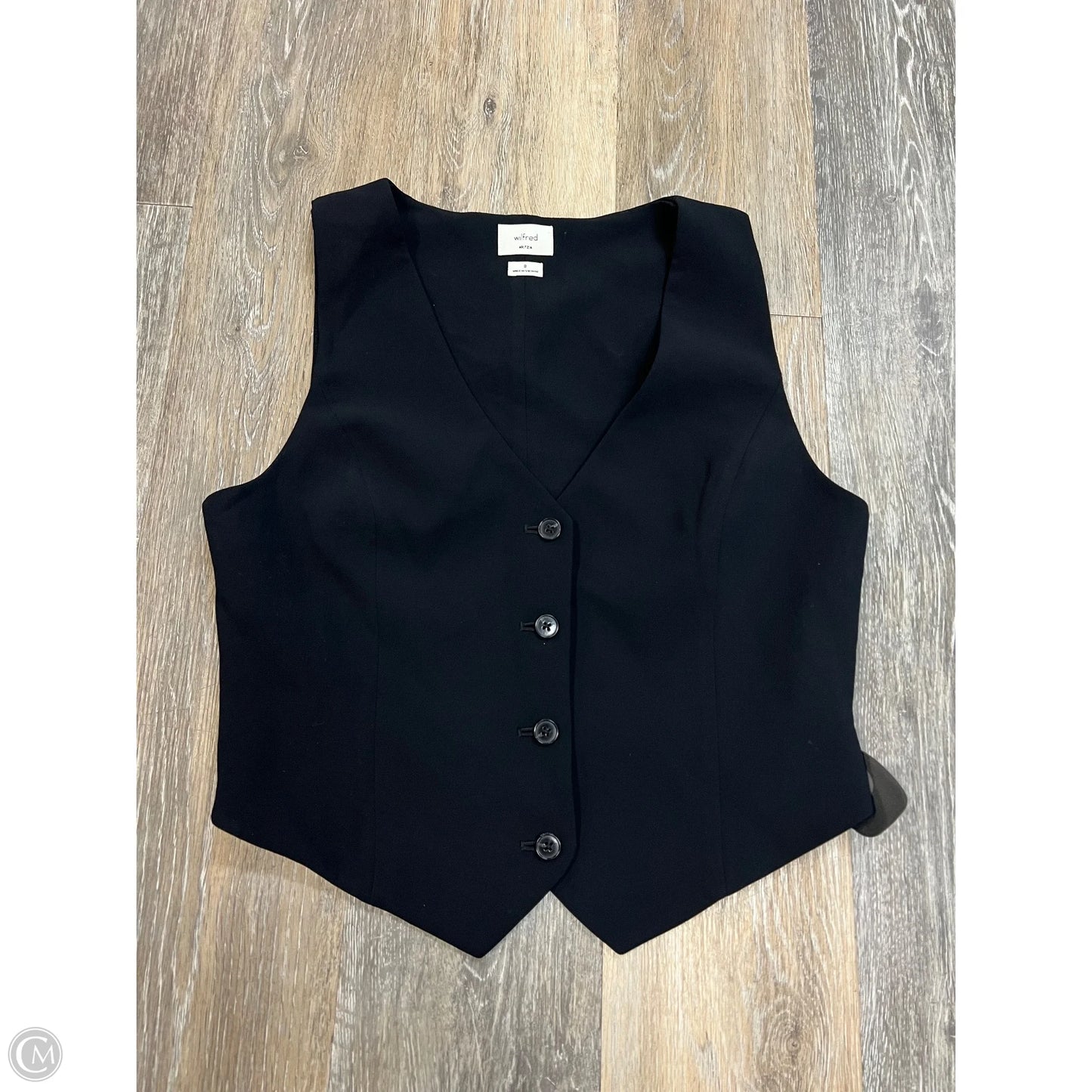 Vest Other By Wilfred In Black, Size: 8