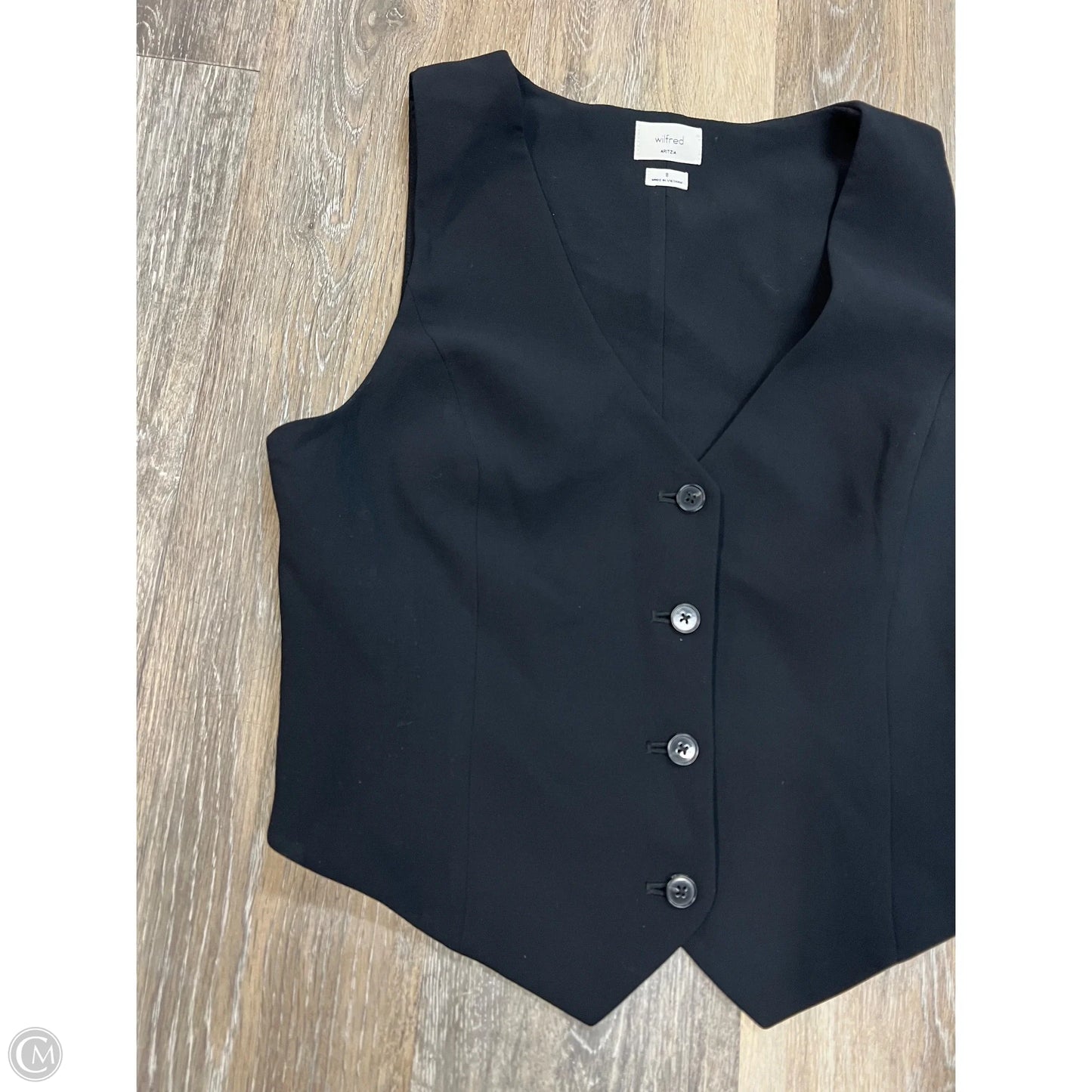 Vest Other By Wilfred In Black, Size: 8