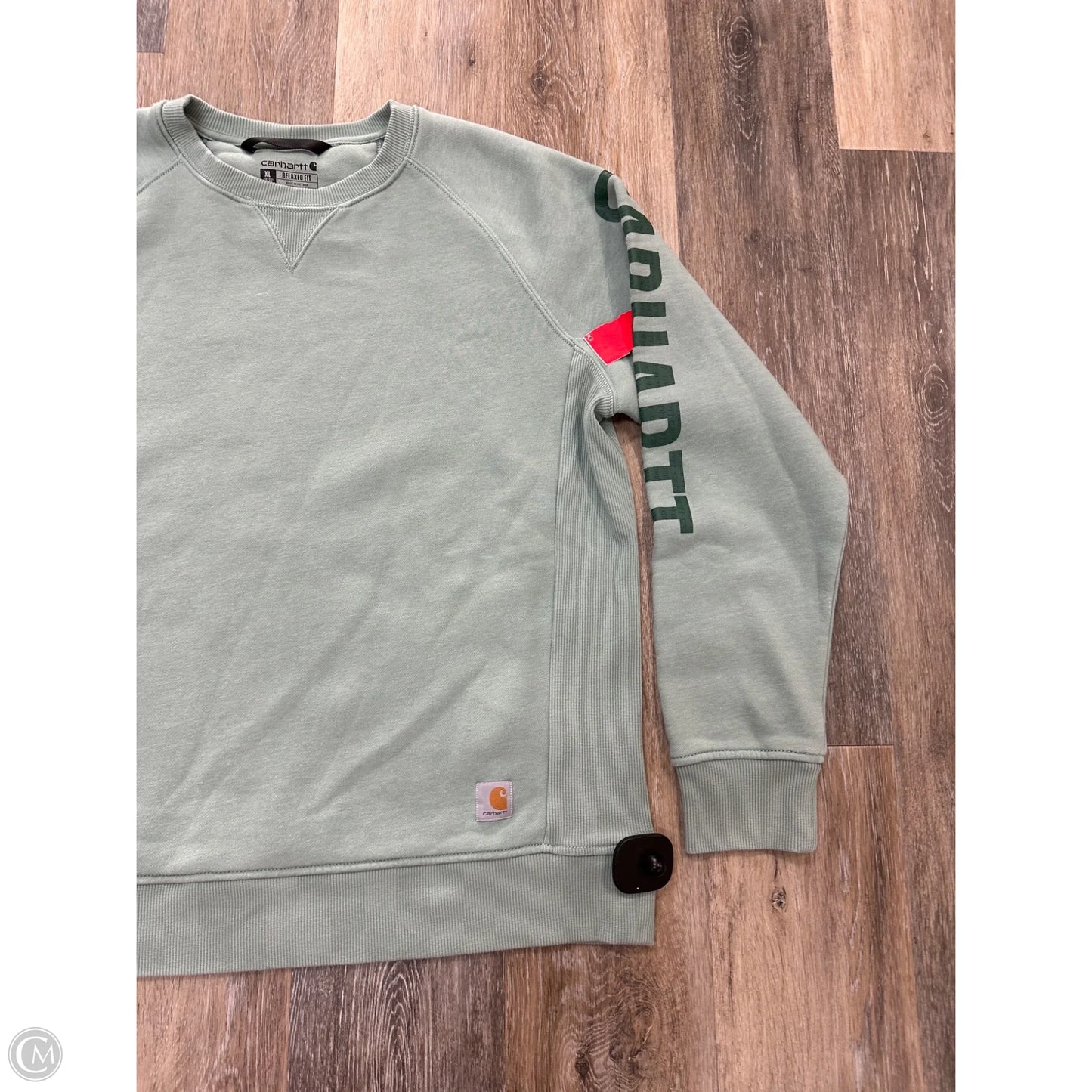 Sweatshirt Crewneck By Carhartt In Green, Size: Xl