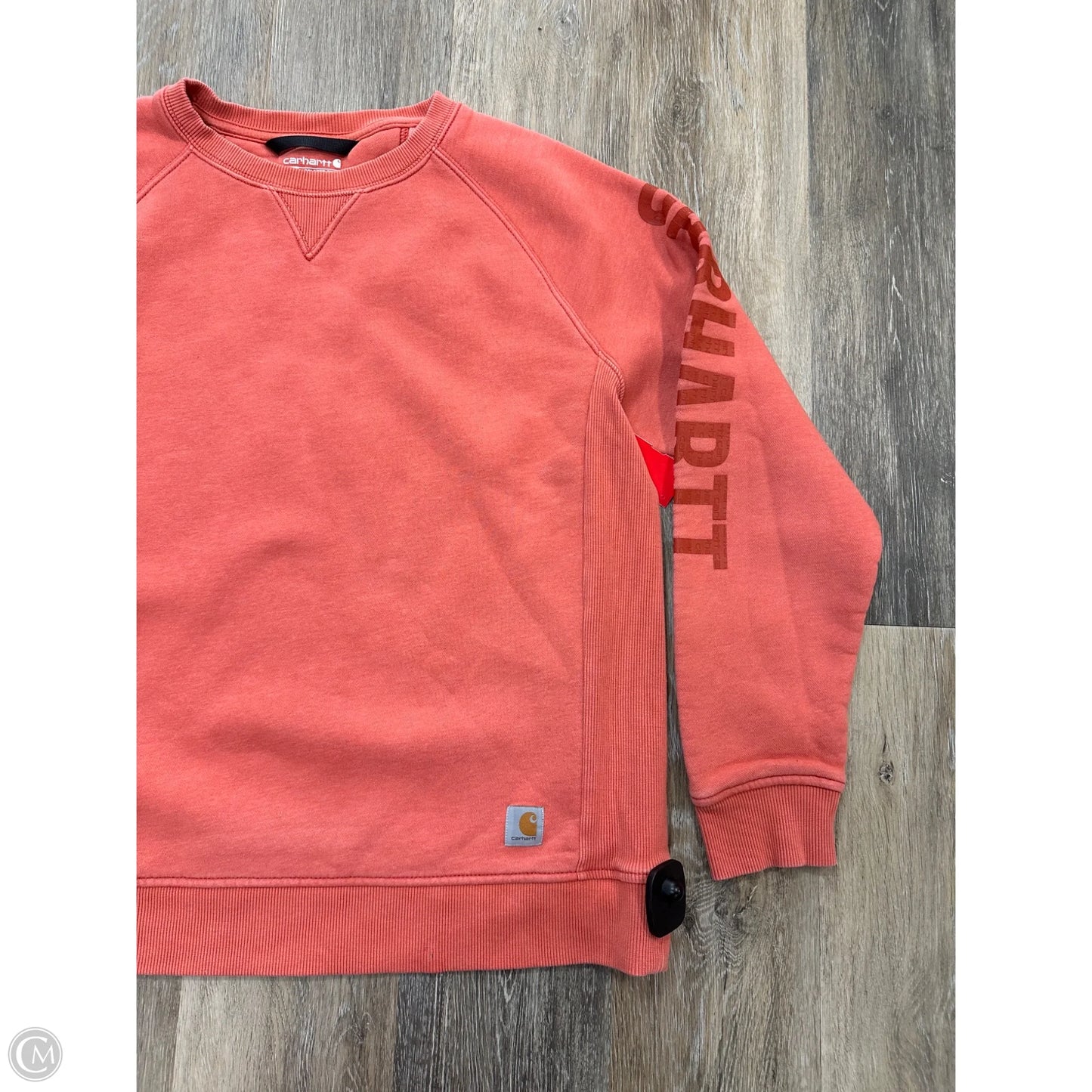 Sweatshirt Crewneck By Carhartt In Coral, Size: Xl