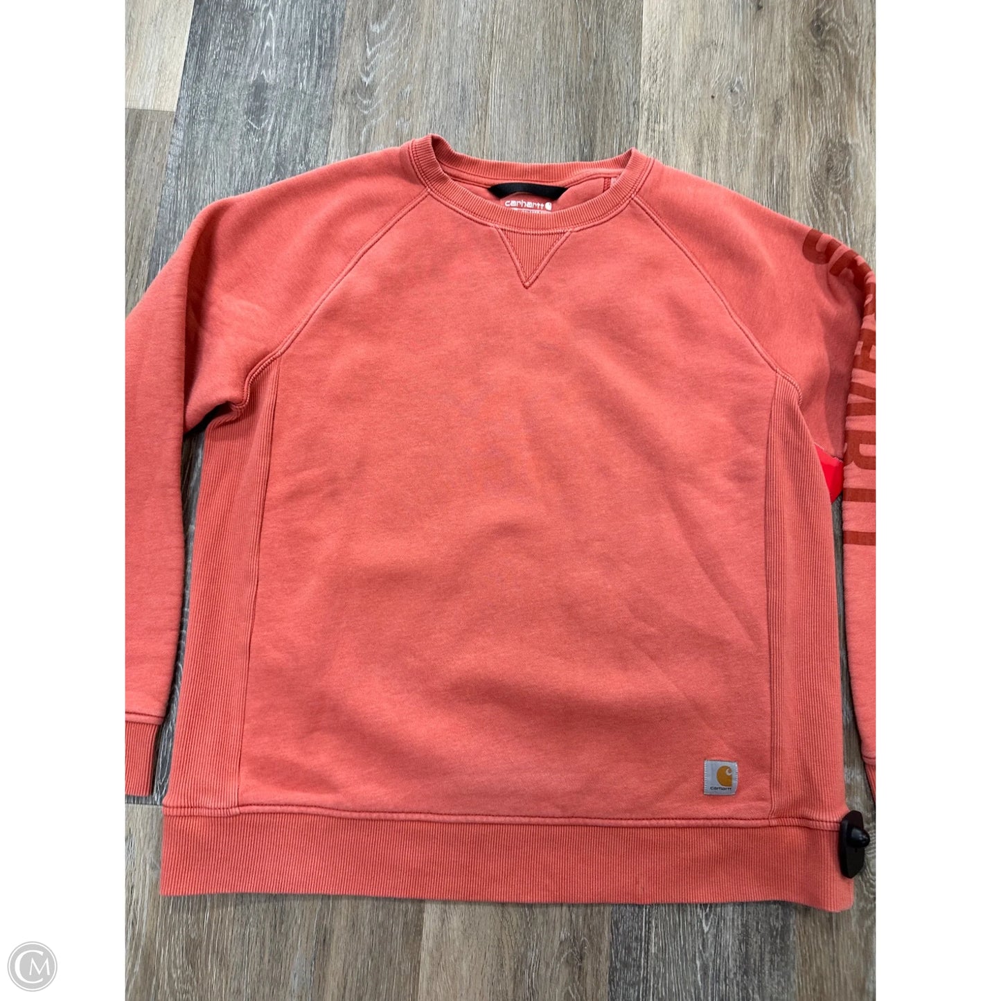 Sweatshirt Crewneck By Carhartt In Coral, Size: Xl
