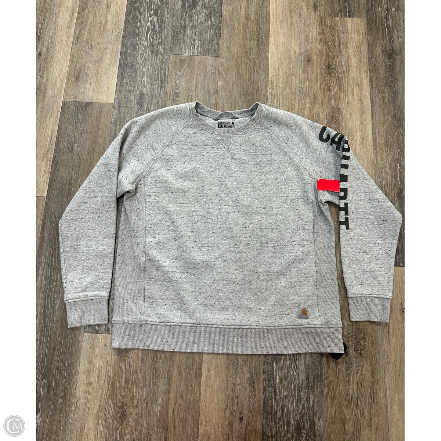 Sweatshirt Crewneck By Carhartt In Grey, Size: Xl