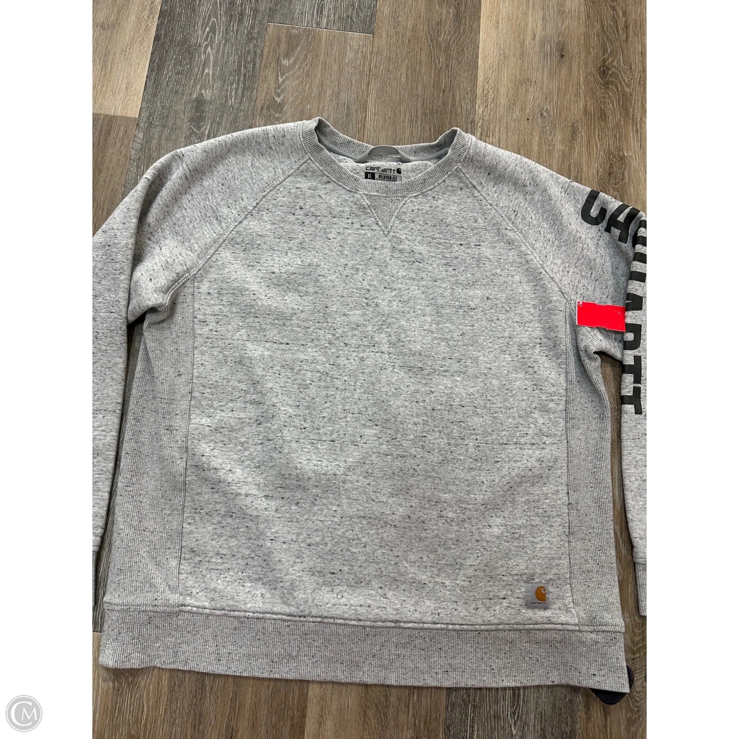 Sweatshirt Crewneck By Carhartt In Grey, Size: Xl