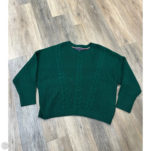 Sweater By Tommy Hilfiger In Green, Size: Xl