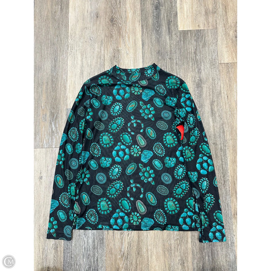 Top Long Sleeve By Cmc In Multi-colored, Size: M