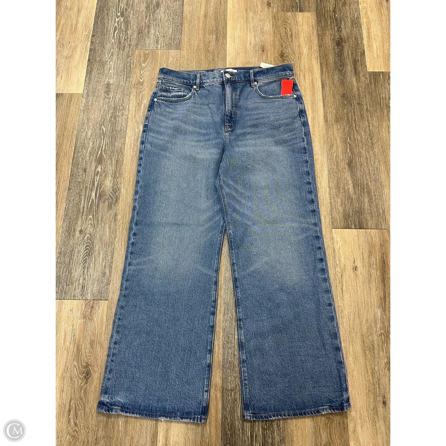 Jeans Wide Leg By Loft In Blue Denim, Size: 12