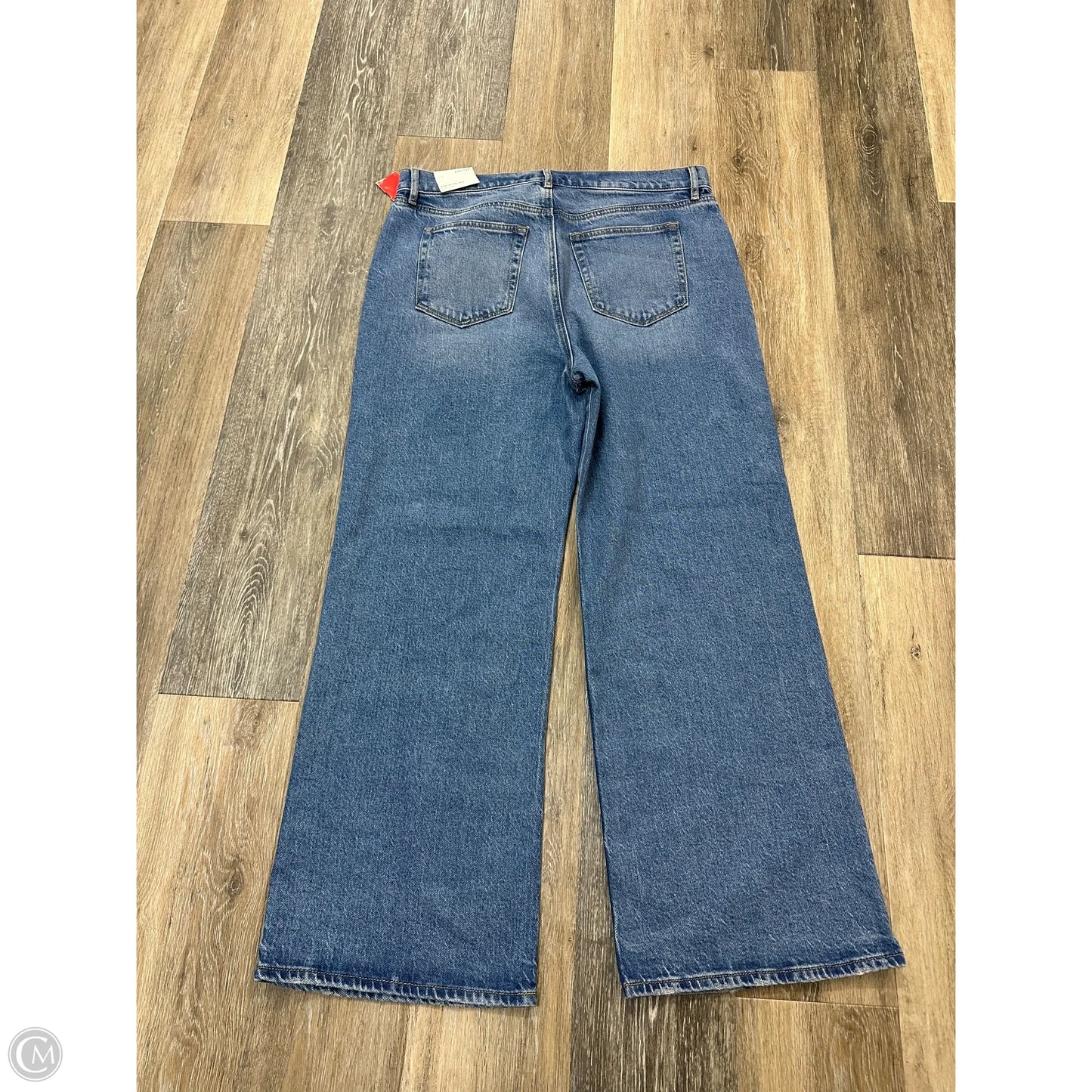 Jeans Wide Leg By Loft In Blue Denim, Size: 12