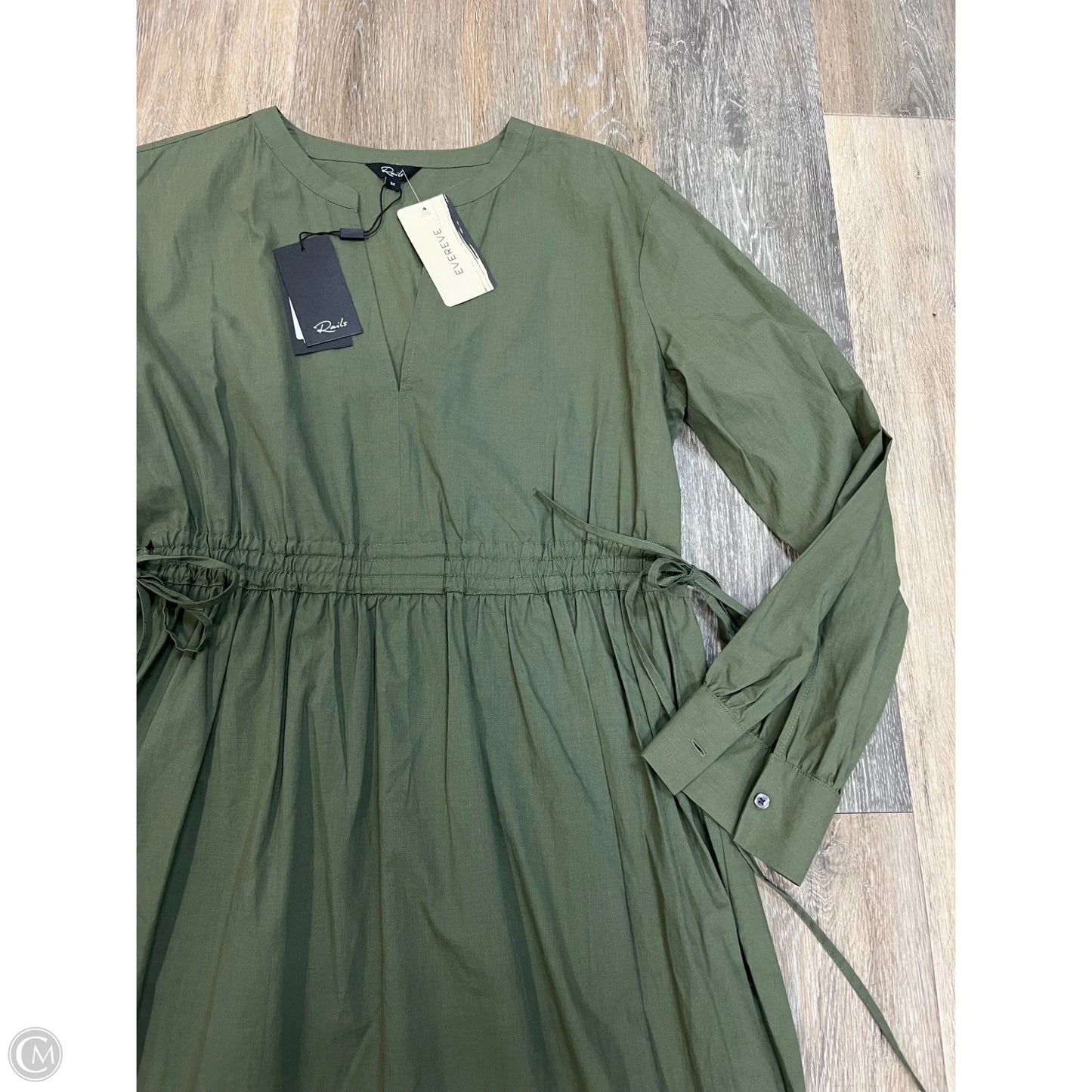 Dress Casual Maxi By Rails In Green, Size: M