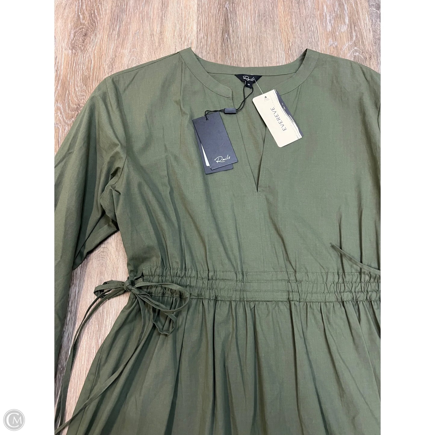 Dress Casual Maxi By Rails In Green, Size: M