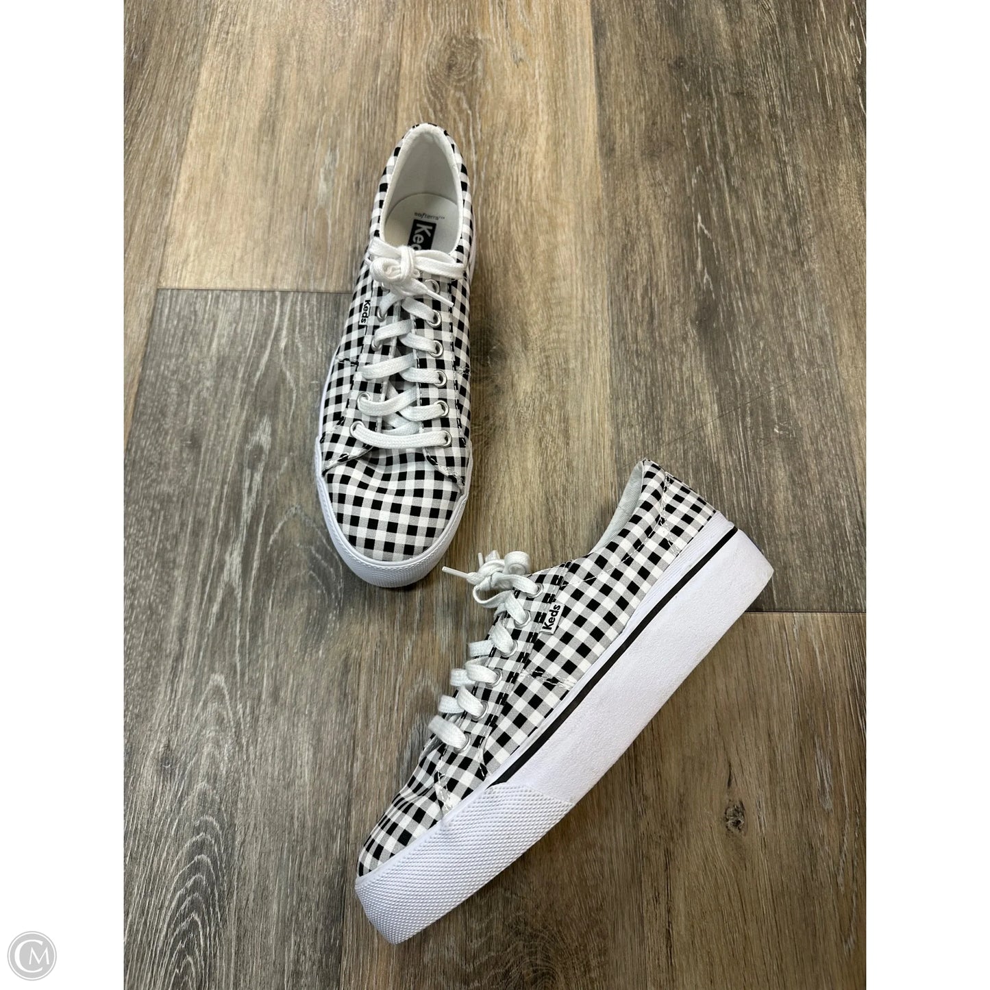 Shoes Athletic By Keds In Checkered Pattern, Size: 8.5